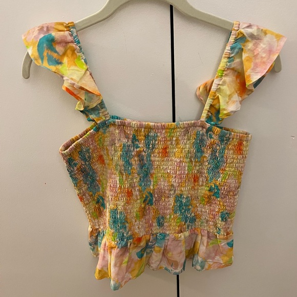 Roller Rabbit Sandrio Dove Smocked Top - Picture 3 of 5